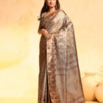 Women Zari Woven Saree with Tassels