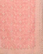 Women Embroidered Saree with Blouse Piece - Image 4